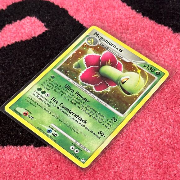 Meganium #13 – Pokémon Mysterious Treasures – As Pictured - Picture 2 of 6